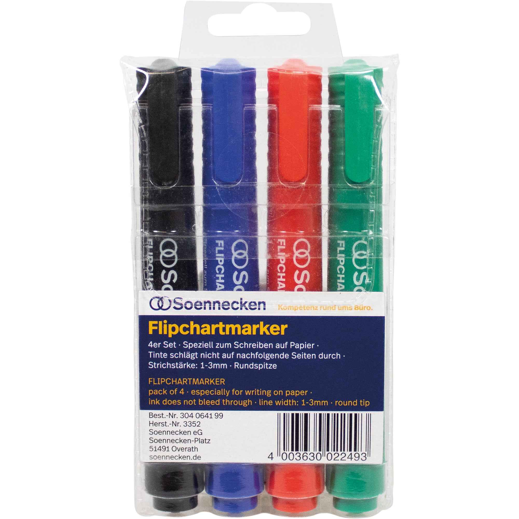 Soennecken Flipchartmarker 4 St./Pack.