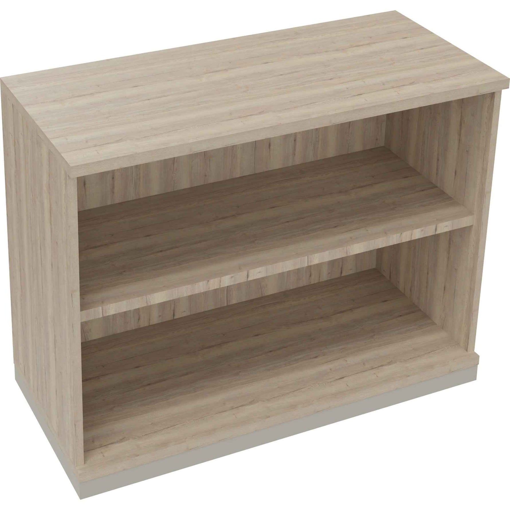 Regal endless 2 Ordnerhöhen 1.000 x 781 x 442 mm (B x H x T) silberaluminium