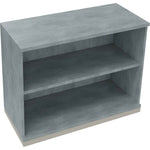 Regal endless 2 Ordnerhöhen 1.000 x 781 x 442 mm (B x H x T) silberaluminium