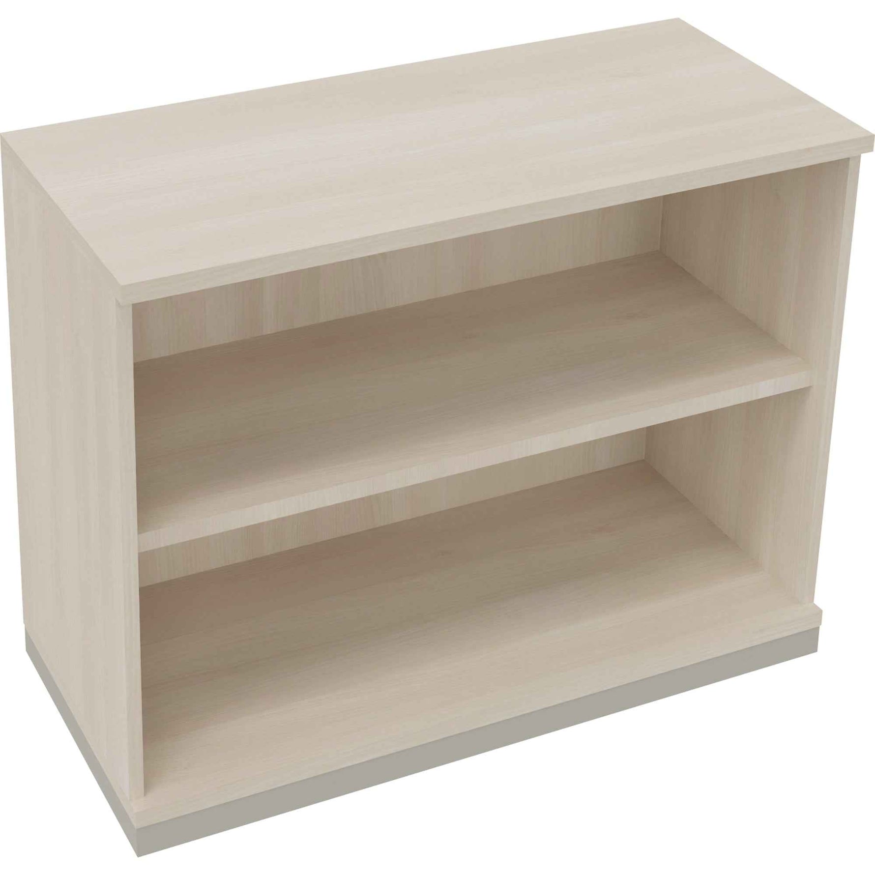 Regal endless 2 Ordnerhöhen 1.000 x 781 x 442 mm (B x H x T) silberaluminium