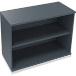 Neutralware Regal endless 2 Ordnerhöhen 1.000 x 781 x 442 mm (B x H x T) verkehrsweiß – Produktbild 5