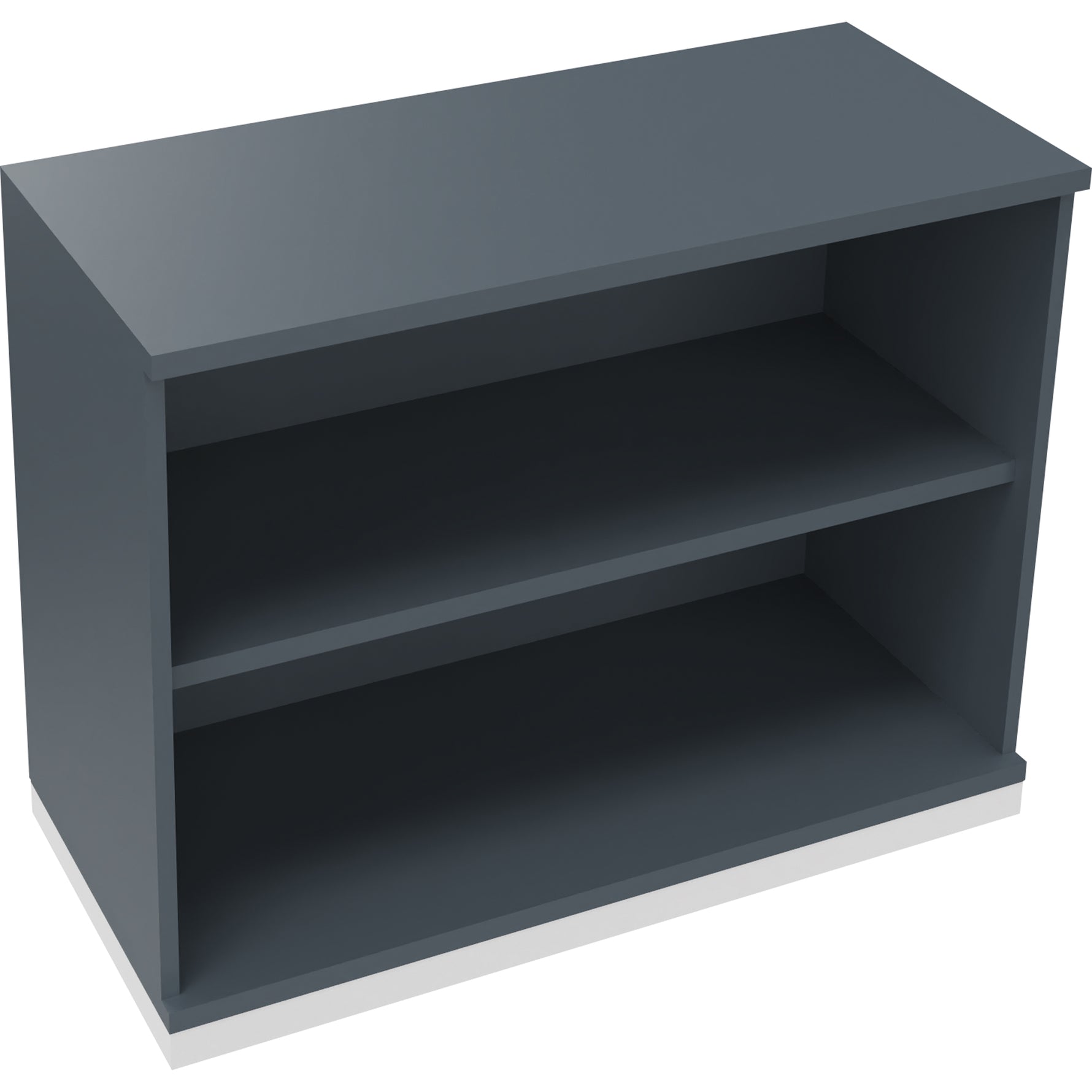 Neutralware Regal endless 2 Ordnerhöhen 1.000 x 781 x 442 mm (B x H x T) verkehrsweiß – Produktbild 5