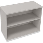 Neutralware Regal endless 2 Ordnerhöhen 1.000 x 781 x 442 mm (B x H x T) verkehrsweiß – Produktbild 4