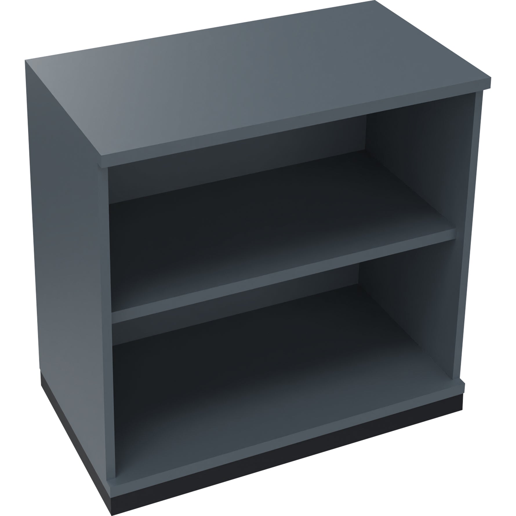 Neutralware Regal endless 2 Ordnerhöhen 800 x 781 x 442 mm (B x H x T) anthrazit metallic – Produktbild 5