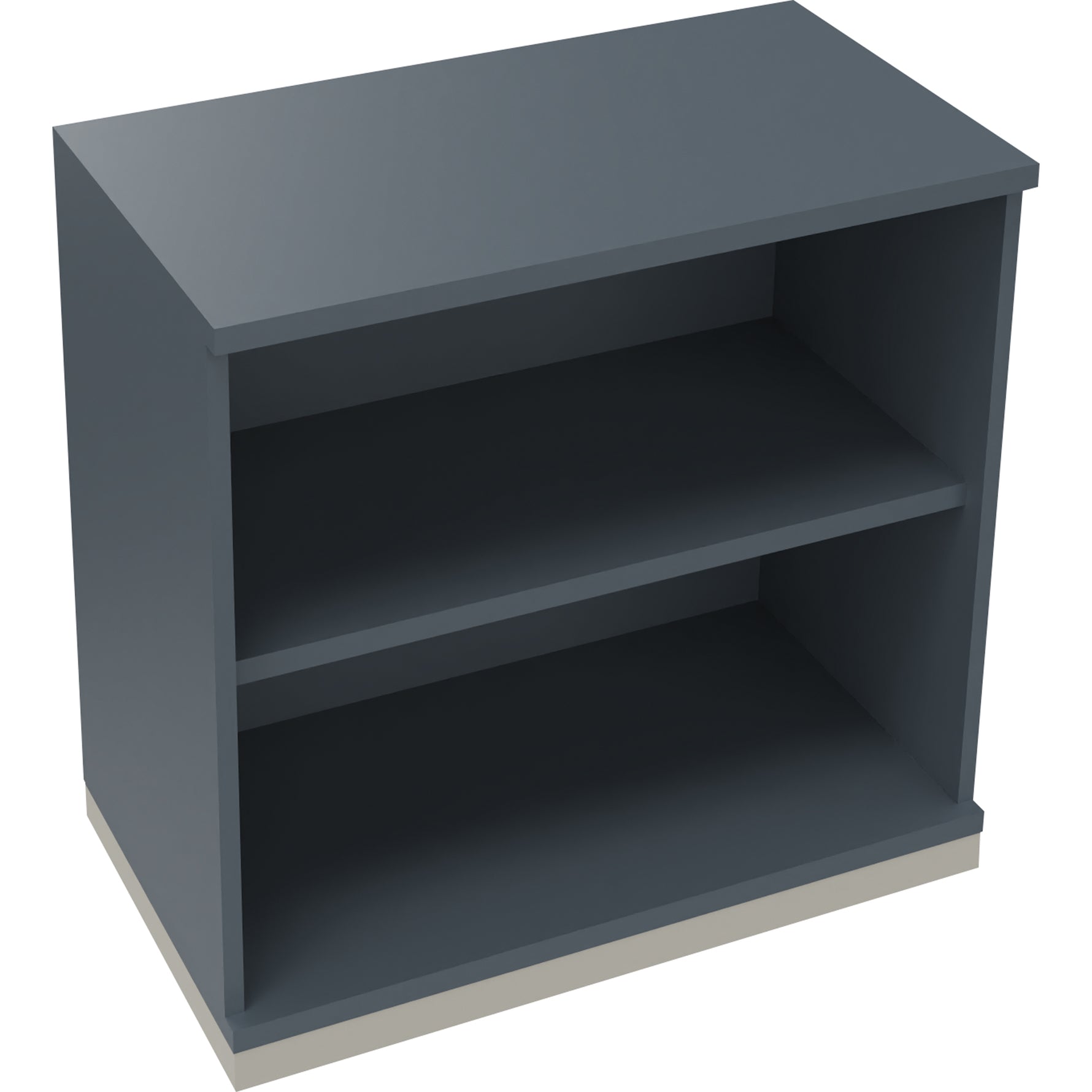 Neutralware Regal endless 2 Ordnerhöhen 800 x 781 x 442 mm (B x H x T) silberaluminium – Produktbild 5