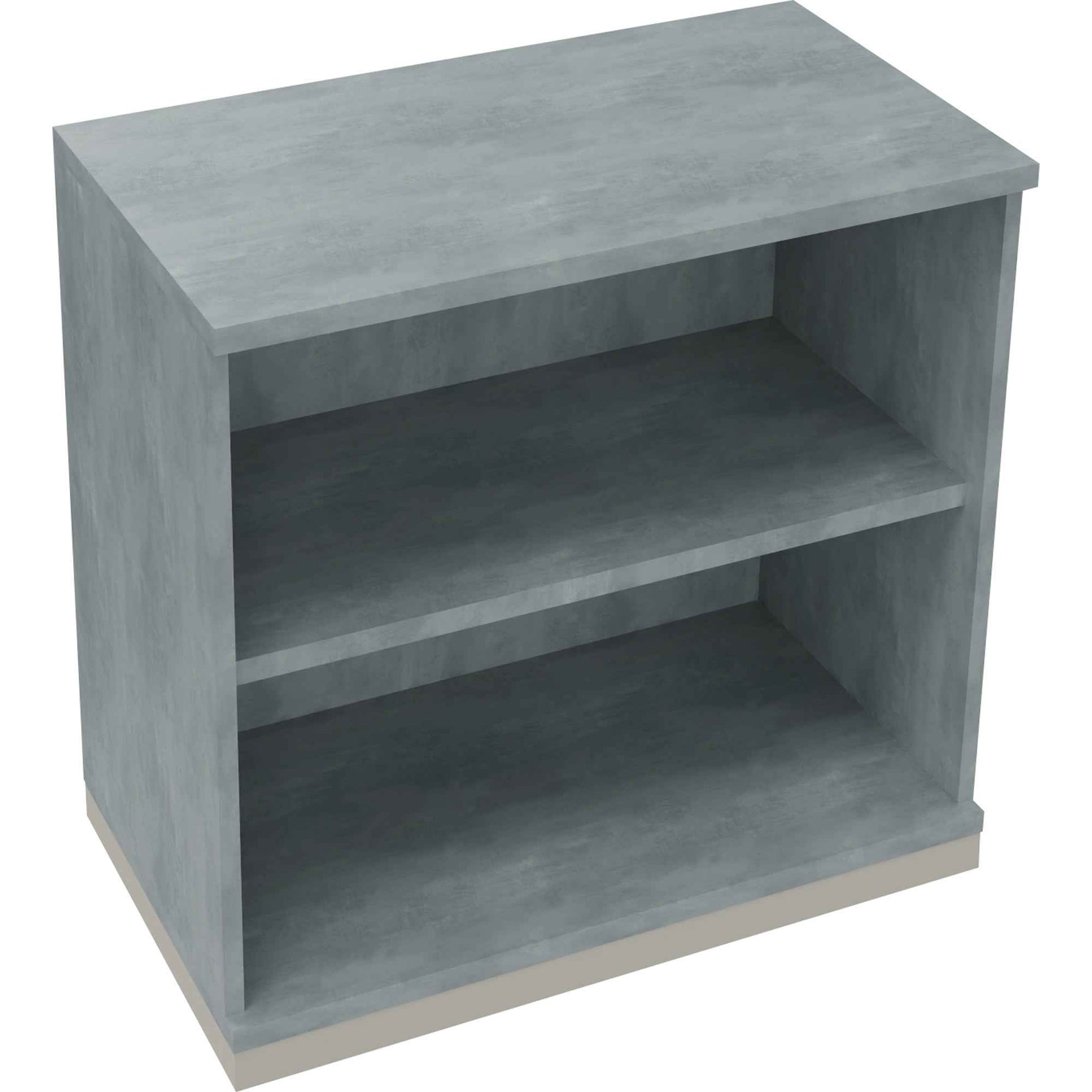 Regal endless 2 Ordnerhöhen 800 x 781 x 442 mm (B x H x T) silberaluminium