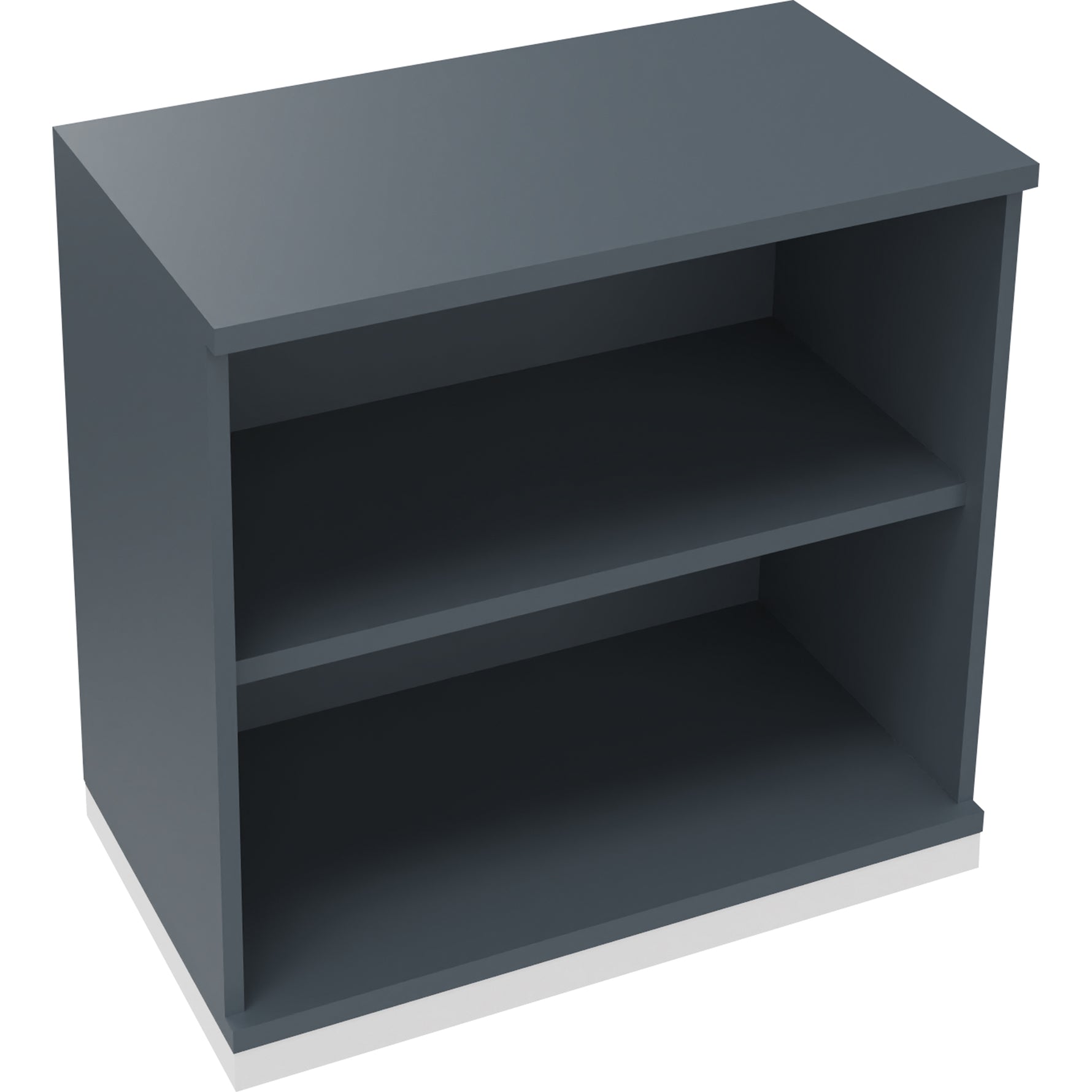 Neutralware Regal endless 2 Ordnerhöhen 800 x 781 x 442 mm (B x H x T) verkehrsweiß – Produktbild 5