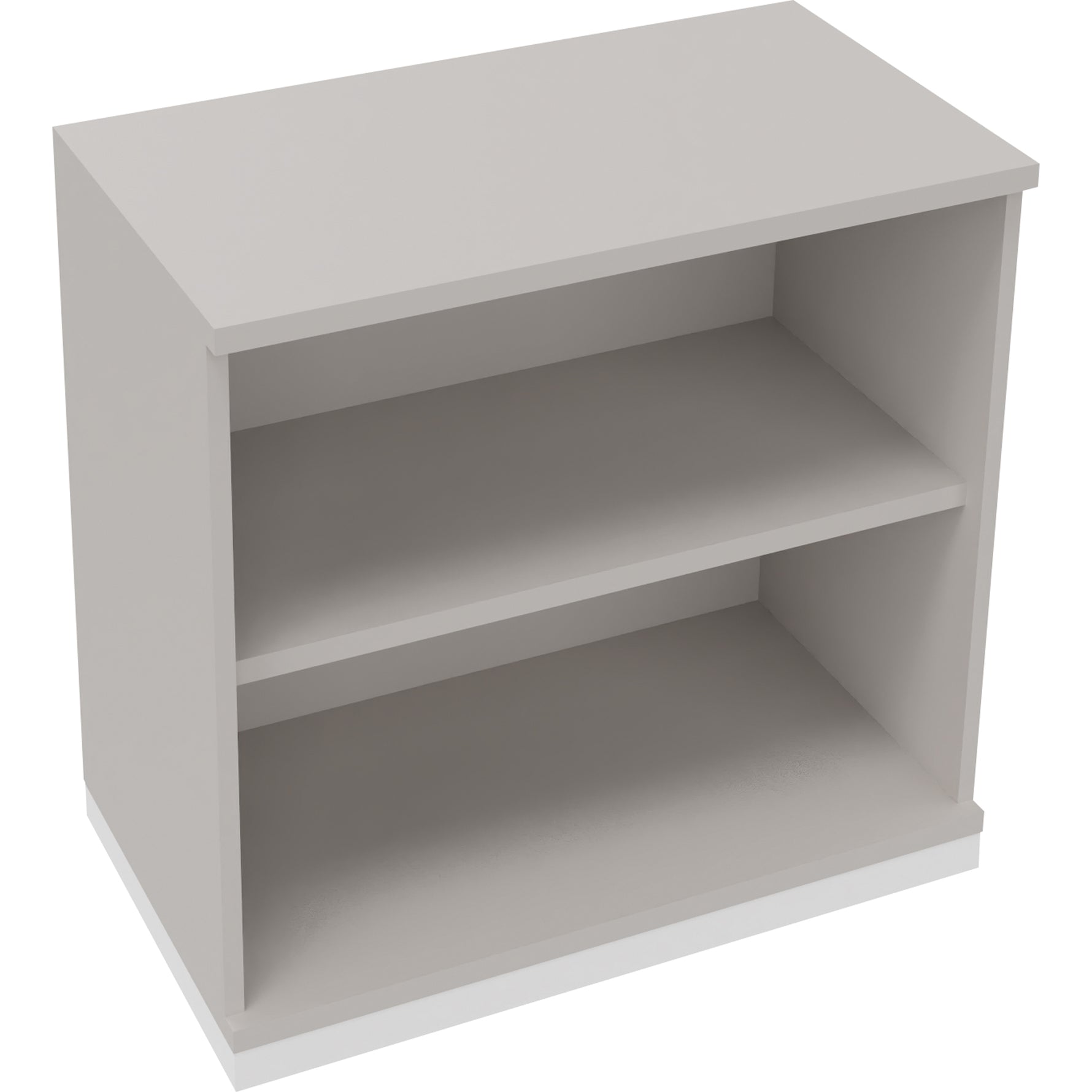 Neutralware Regal endless 2 Ordnerhöhen 800 x 781 x 442 mm (B x H x T) verkehrsweiß – Produktbild 4
