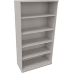 Neutralware Regal endless 5 Ordnerhöhen 1.000 x 1.869 x 442 mm (B x H x T) silberaluminium – Produktbild 3