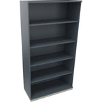 Neutralware Regal endless 5 Ordnerhöhen 1.000 x 1.869 x 442 mm (B x H x T) silberaluminium – Produktbild 4