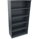 Neutralware Regal endless 5 Ordnerhöhen 1.000 x 1.869 x 442 mm (B x H x T) verkehrsweiß – Produktbild 5