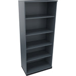 Neutralware Regal endless 5 Ordnerhöhen 800 x 1.869 x 442 mm (B x H x T) anthrazit metallic – Produktbild 5