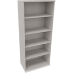 Neutralware Regal endless 5 Ordnerhöhen 800 x 1.869 x 442 mm (B x H x T) verkehrsweiß – Produktbild 4