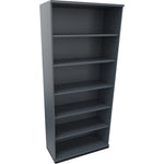 Neutralware Regal endless 6 Ordnerhöhen 1.000 x 2.221 x 442 mm (B x H x T) anthrazit metallic – Produktbild 5