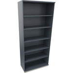 Neutralware Regal endless 6 Ordnerhöhen 1.000 x 2.221 x 442 mm (B x H x T) silberaluminium – Produktbild 5