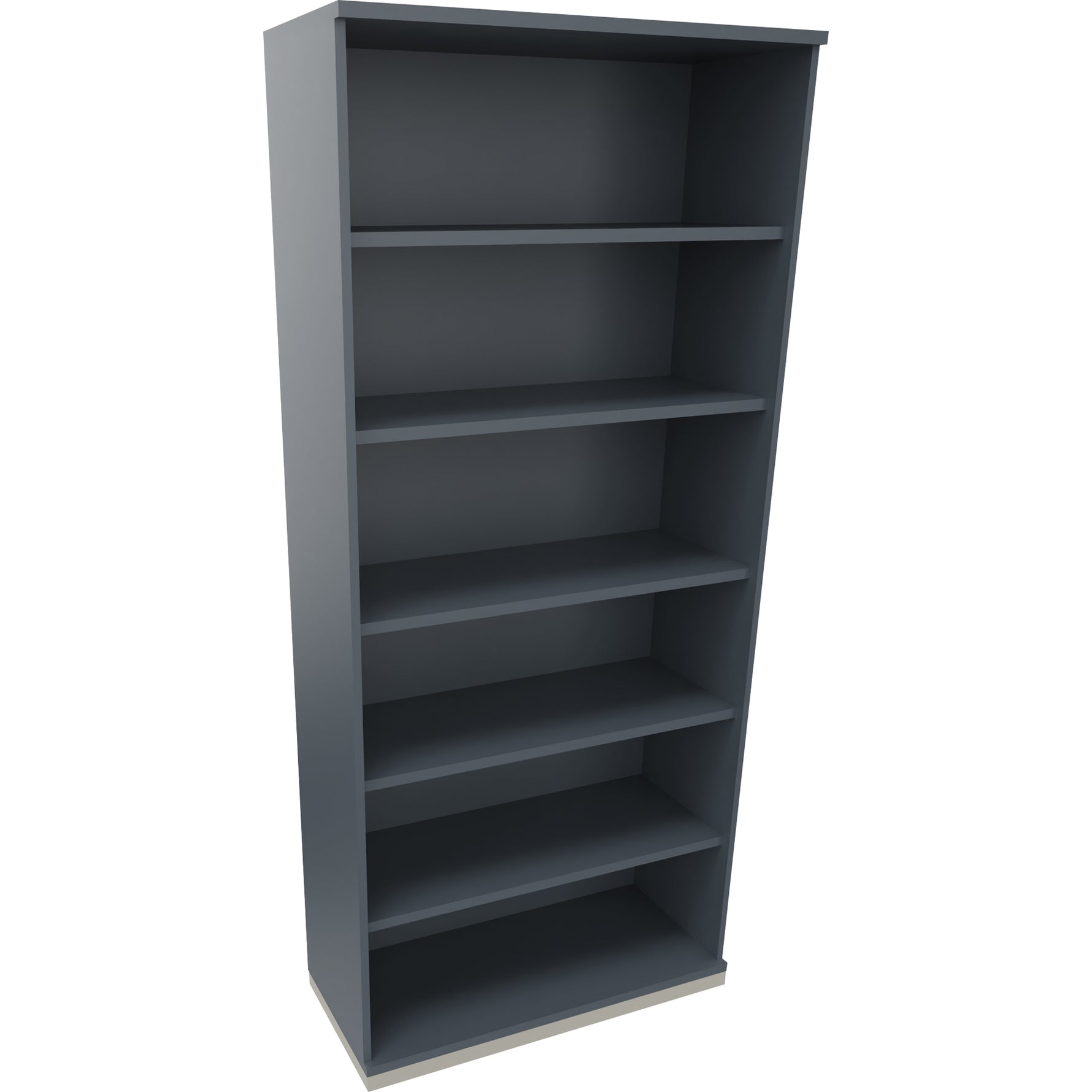 Neutralware Regal endless 6 Ordnerhöhen 1.000 x 2.221 x 442 mm (B x H x T) silberaluminium – Produktbild 5