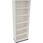Neutralware Regal endless 6 Ordnerhöhen 800 x 2.221 x 442 mm (B x H x T) anthrazit metallic