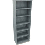 Regal endless 6 Ordnerhöhen 800 x 2.221 x 442 mm (B x H x T) silberaluminium