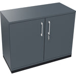 Neutralware Flügeltürenschrank endless 1.000 x 781 x 442 mm (B x H x T) anthrazit metallic – Produktbild 5