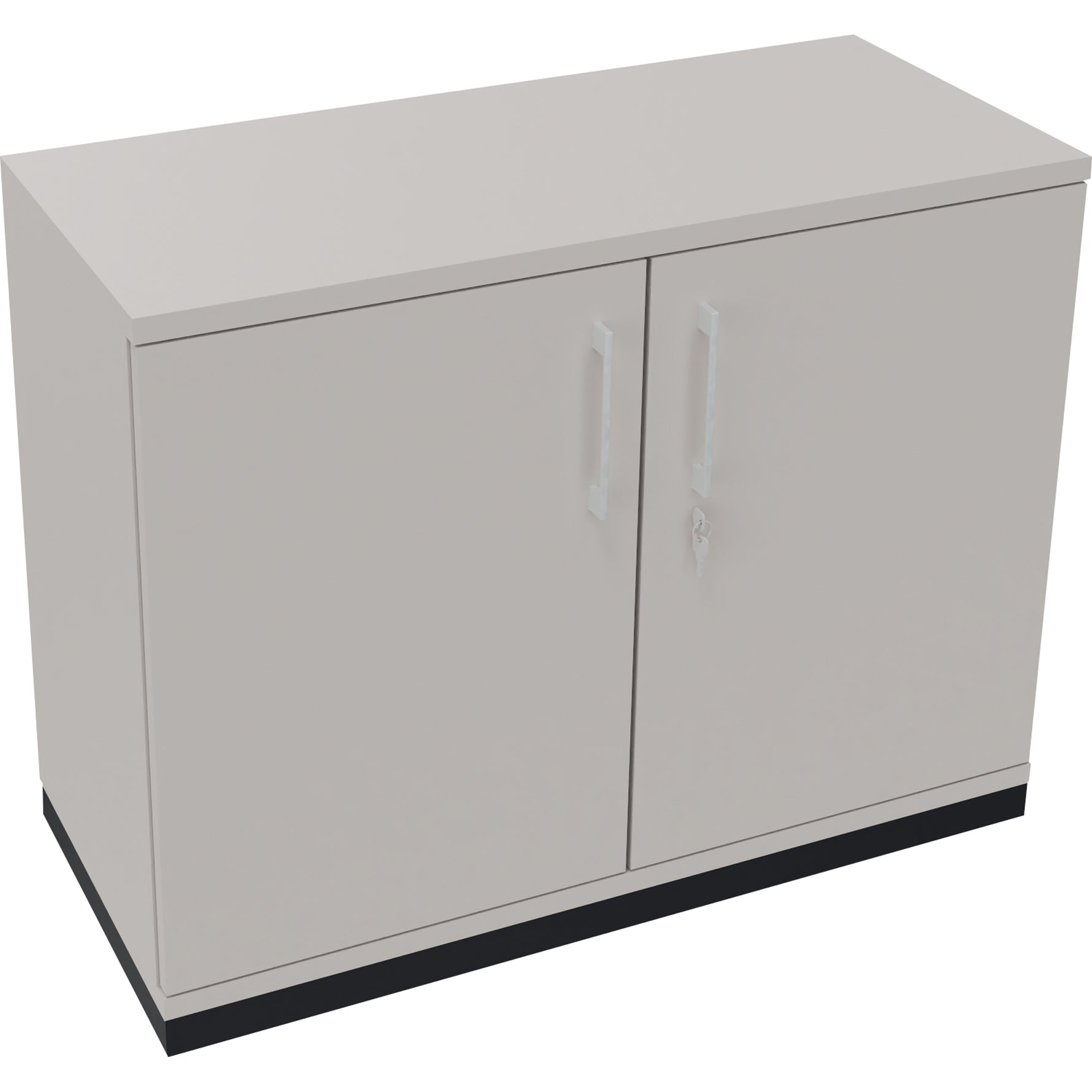 Neutralware Flügeltürenschrank endless 1.000 x 781 x 442 mm (B x H x T) anthrazit metallic – Produktbild 4