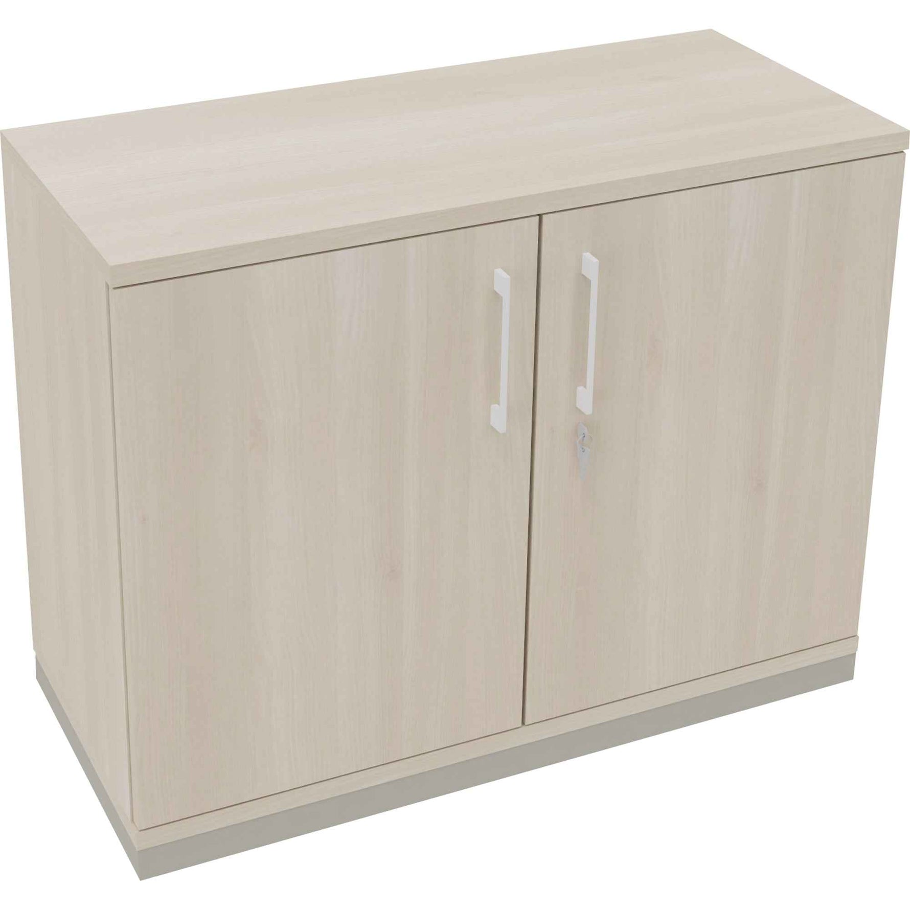 Flügeltürenschrank endless 1.000 x 781 x 442 mm (B x H x T) silberaluminium
