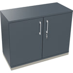Neutralware Flügeltürenschrank endless 1.000 x 781 x 442 mm (B x H x T) silberaluminium – Produktbild 5