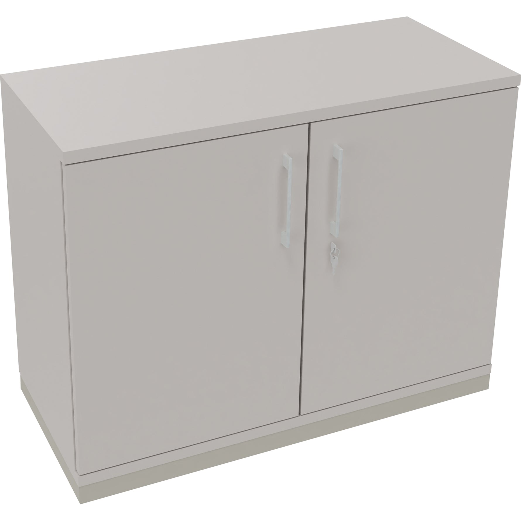 Neutralware Flügeltürenschrank endless 1.000 x 781 x 442 mm (B x H x T) silberaluminium – Produktbild 4