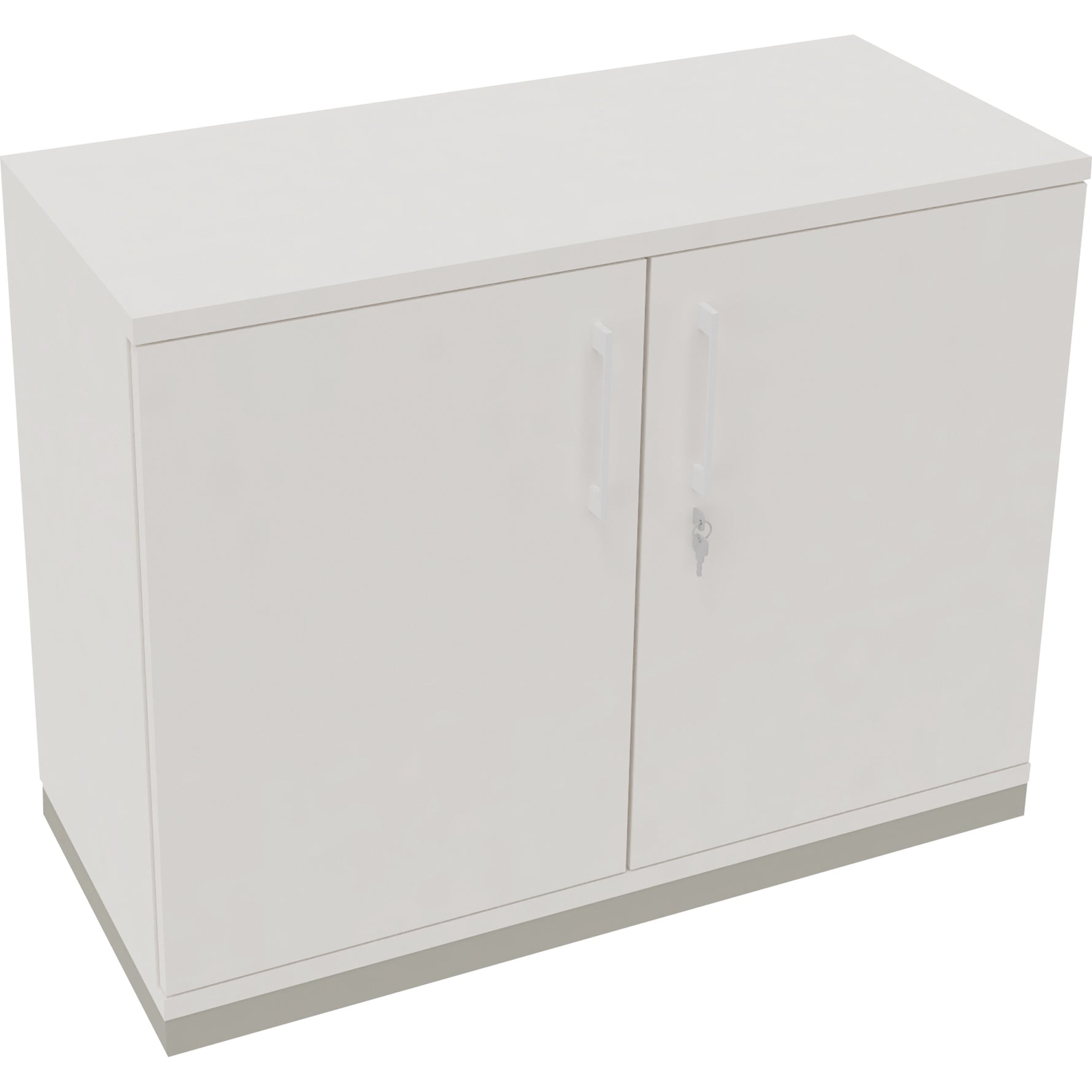 Neutralware Flügeltürenschrank endless 1.000 x 781 x 442 mm (B x H x T) silberaluminium