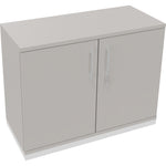Neutralware Flügeltürenschrank endless 1.000 x 781 x 442 mm (B x H x T) verkehrsweiß – Produktbild 4