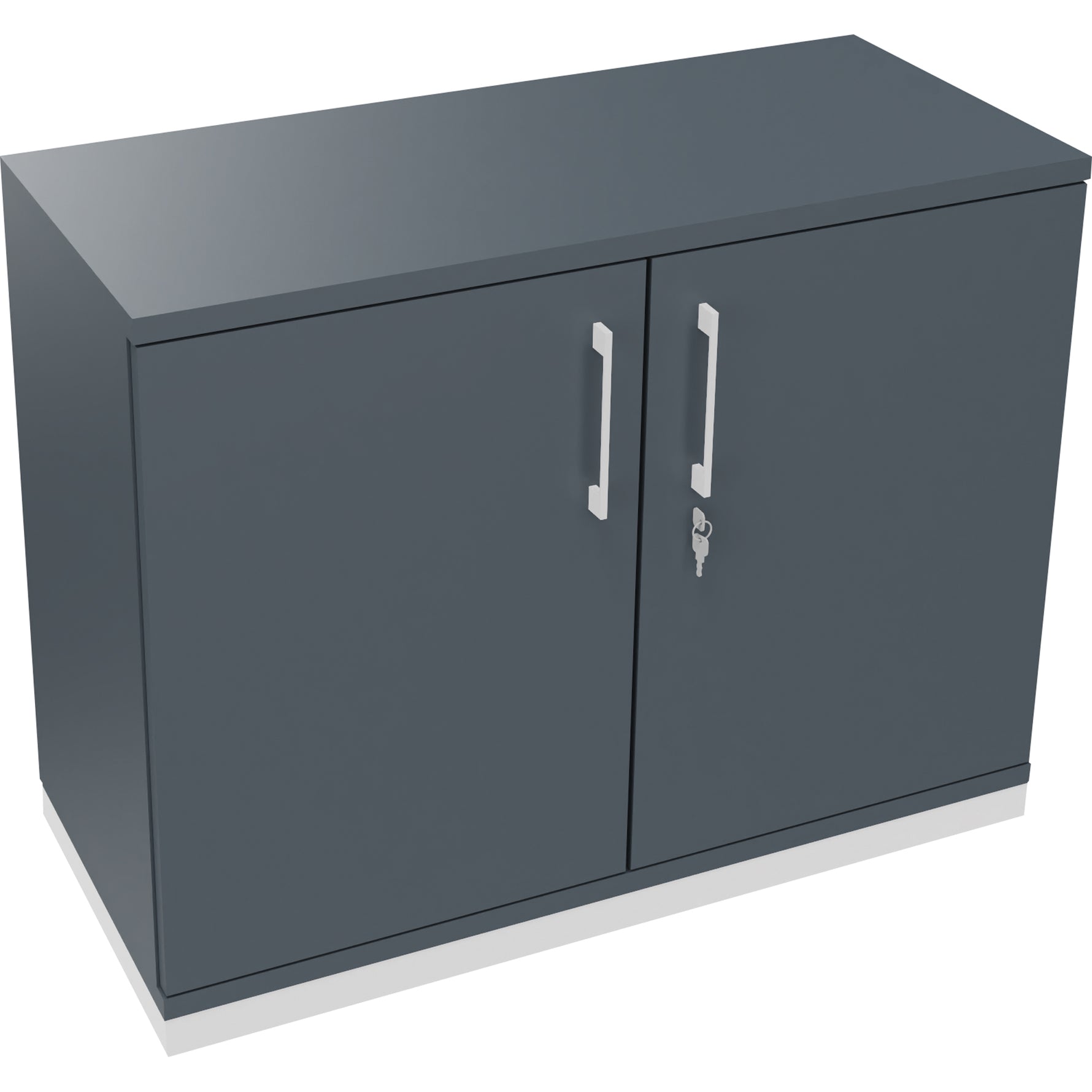 Neutralware Flügeltürenschrank endless 1.000 x 781 x 442 mm (B x H x T) verkehrsweiß – Produktbild 5