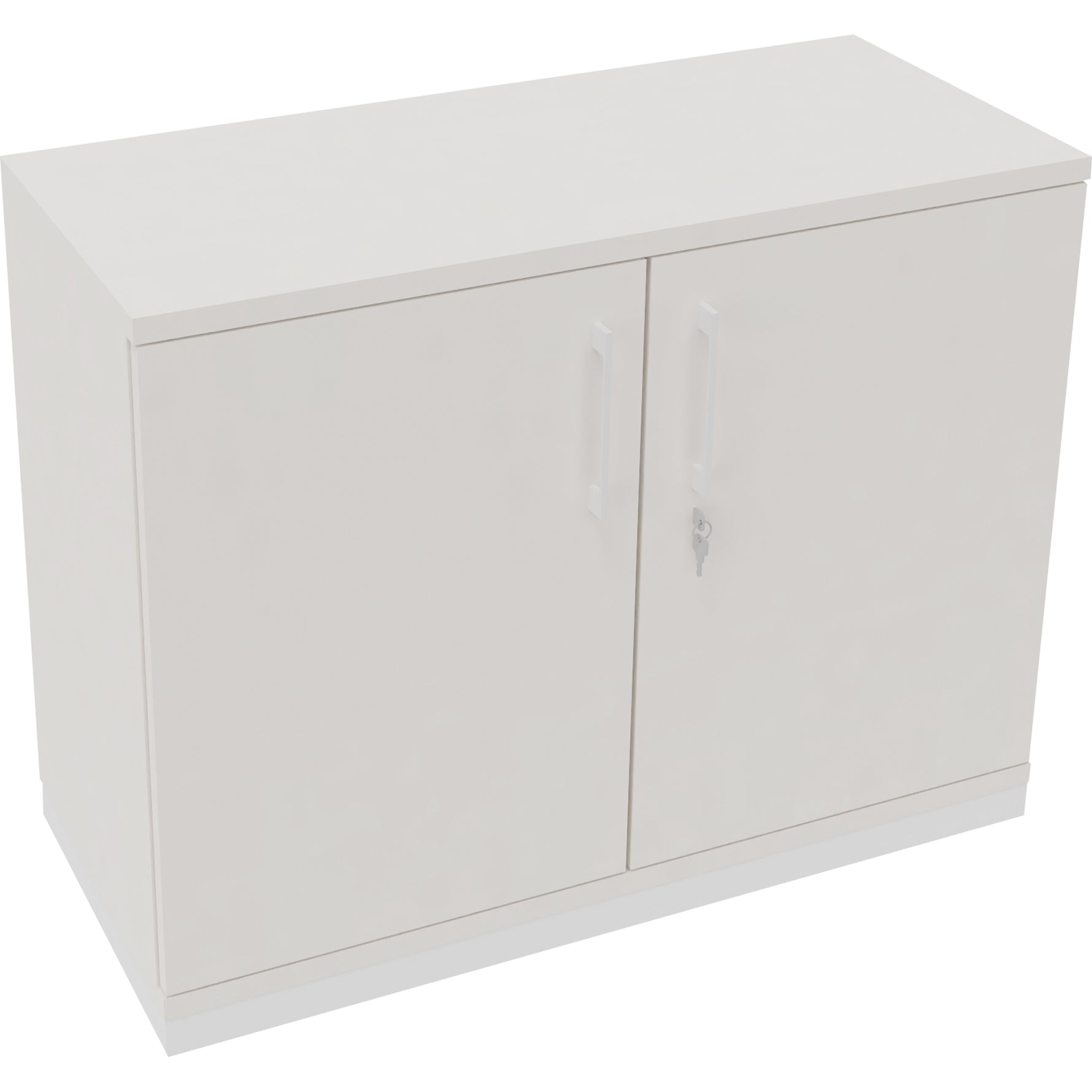 Neutralware Flügeltürenschrank endless 1.000 x 781 x 442 mm (B x H x T) verkehrsweiß