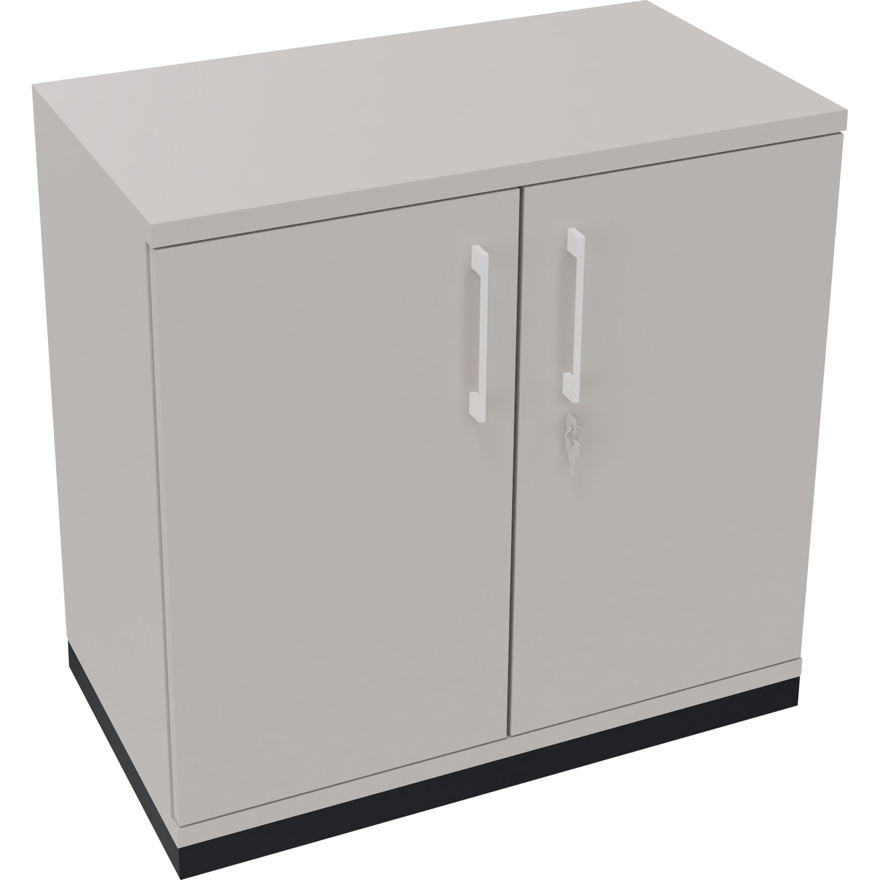 Neutralware Flügeltürenschrank endless 800 x 781 x 442 mm (B x H x T) anthrazit metallic – Produktbild 4