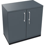 Neutralware Flügeltürenschrank endless 800 x 781 x 442 mm (B x H x T) anthrazit metallic – Produktbild 5