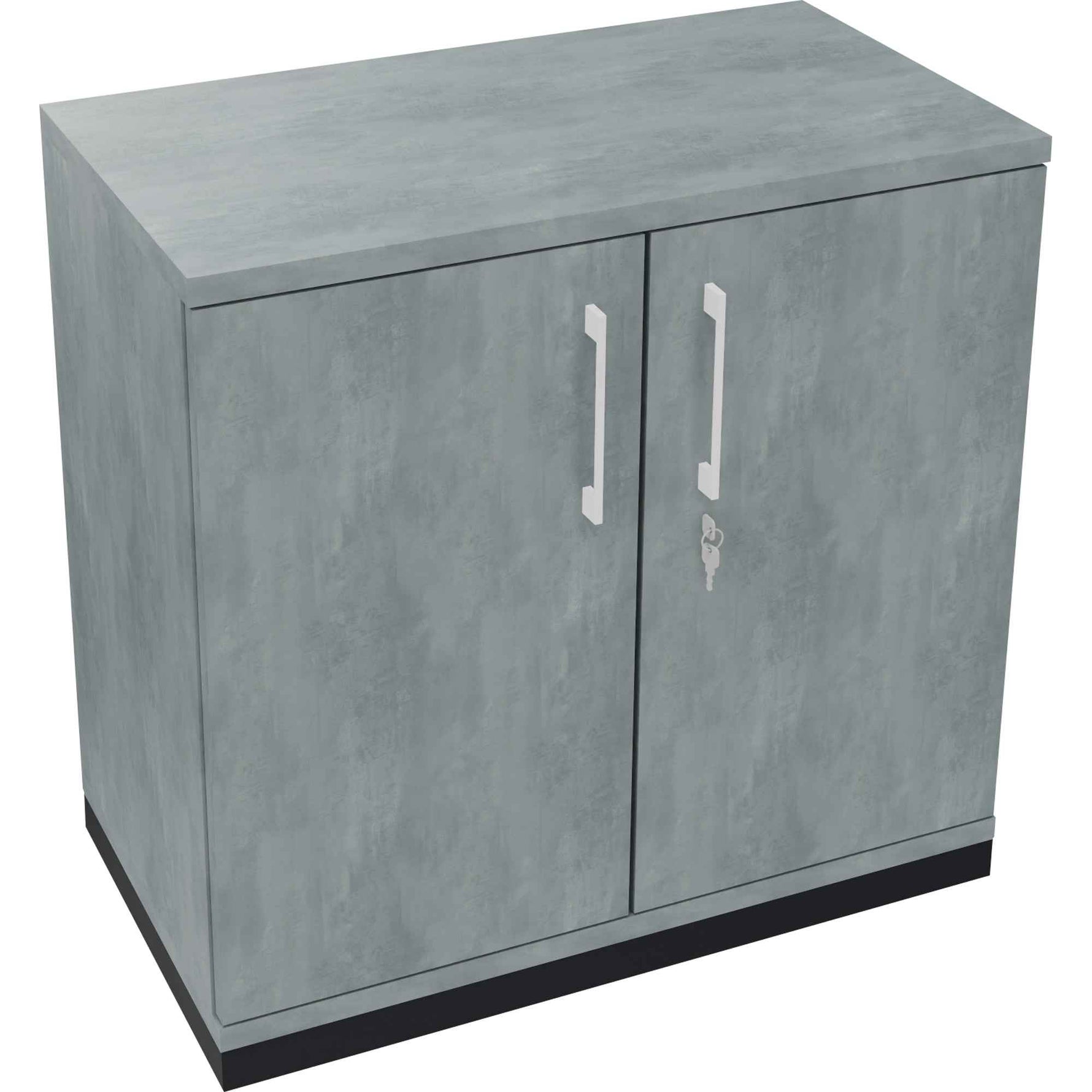 Flügeltürenschrank endless 800 x 781 x 442 mm (B x H x T) anthrazit metallic