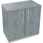 Flügeltürenschrank endless 800 x 781 x 442 mm (B x H x T) silberaluminium