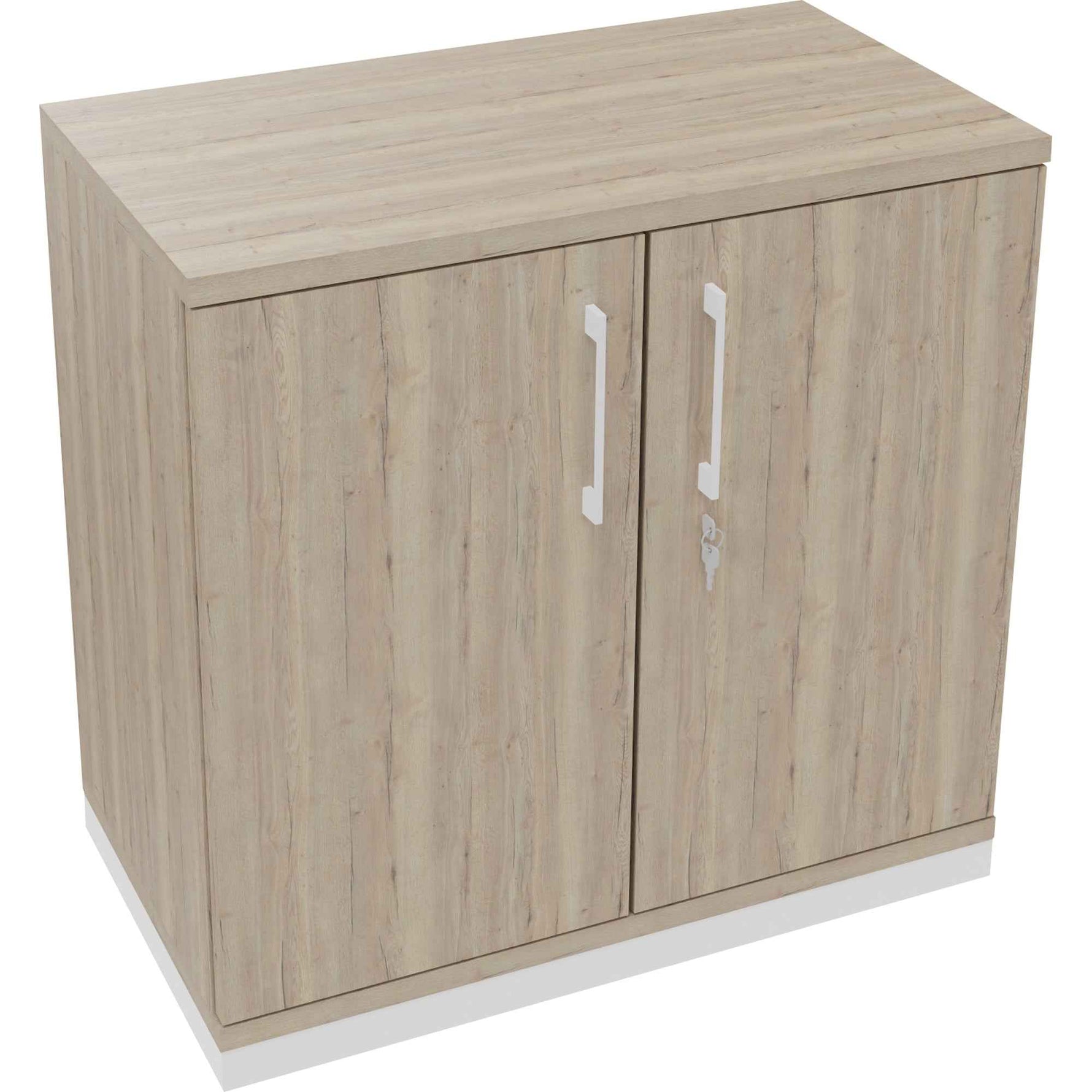 Flügeltürenschrank endless 800 x 781 x 442 mm (B x H x T) verkehrsweiß