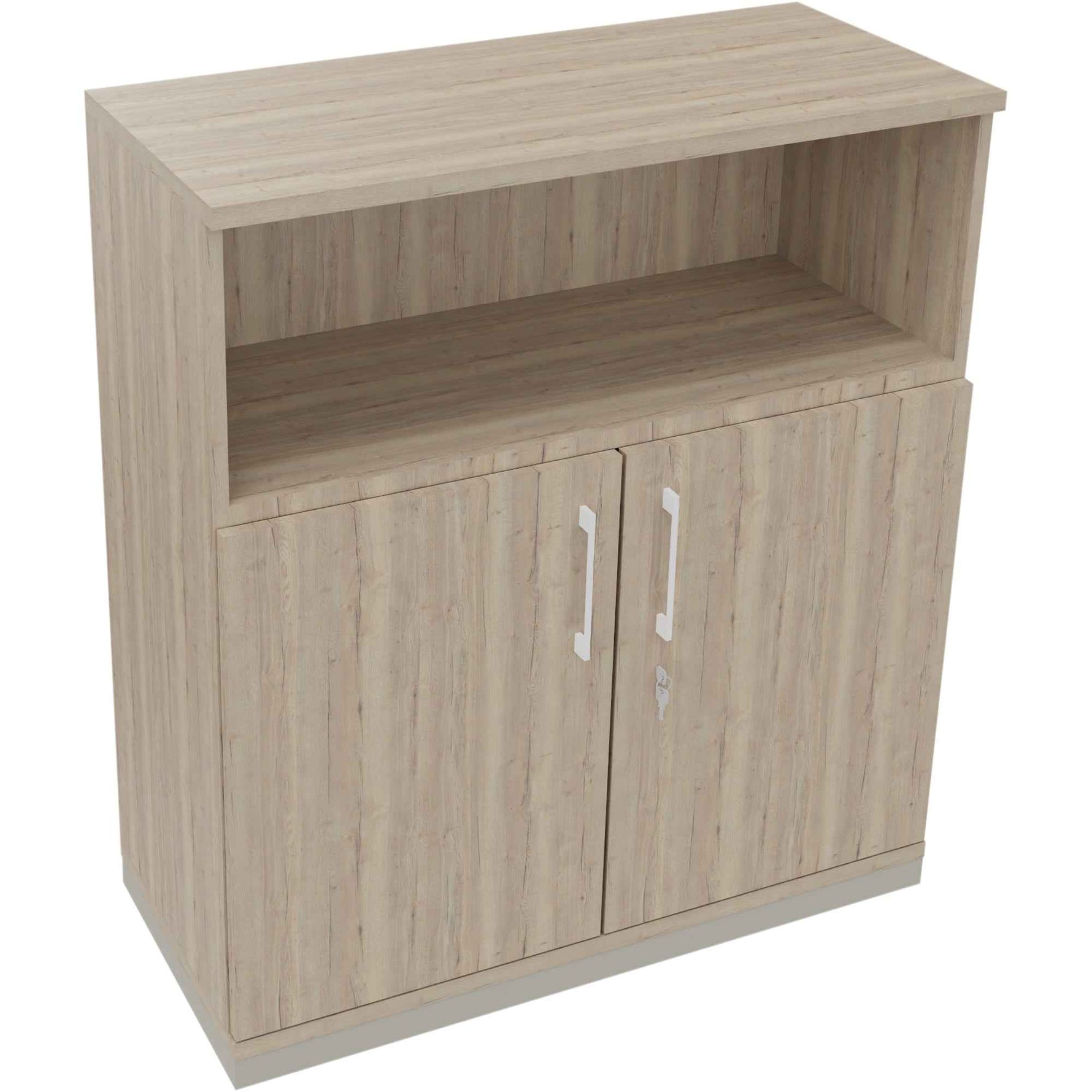 Regalschrank endless 1.000 x 1.133 x 442 mm (B x H x T) silberaluminium