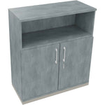 Regalschrank endless 1.000 x 1.133 x 442 mm (B x H x T) silberaluminium