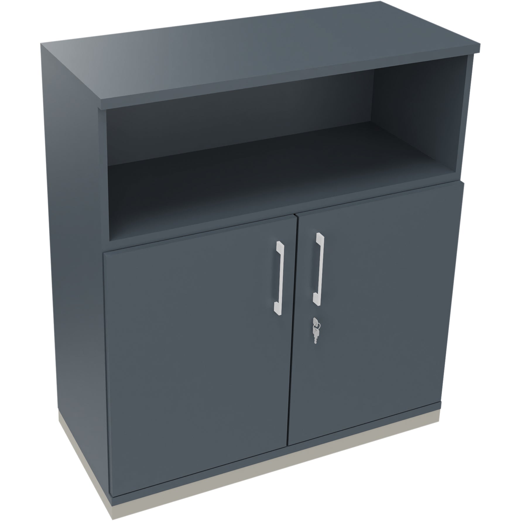 Neutralware Regalschrank endless 1.000 x 1.133 x 442 mm (B x H x T) silberaluminium – Produktbild 5