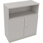 Neutralware Regalschrank endless 1.000 x 1.133 x 442 mm (B x H x T) silberaluminium – Produktbild 4