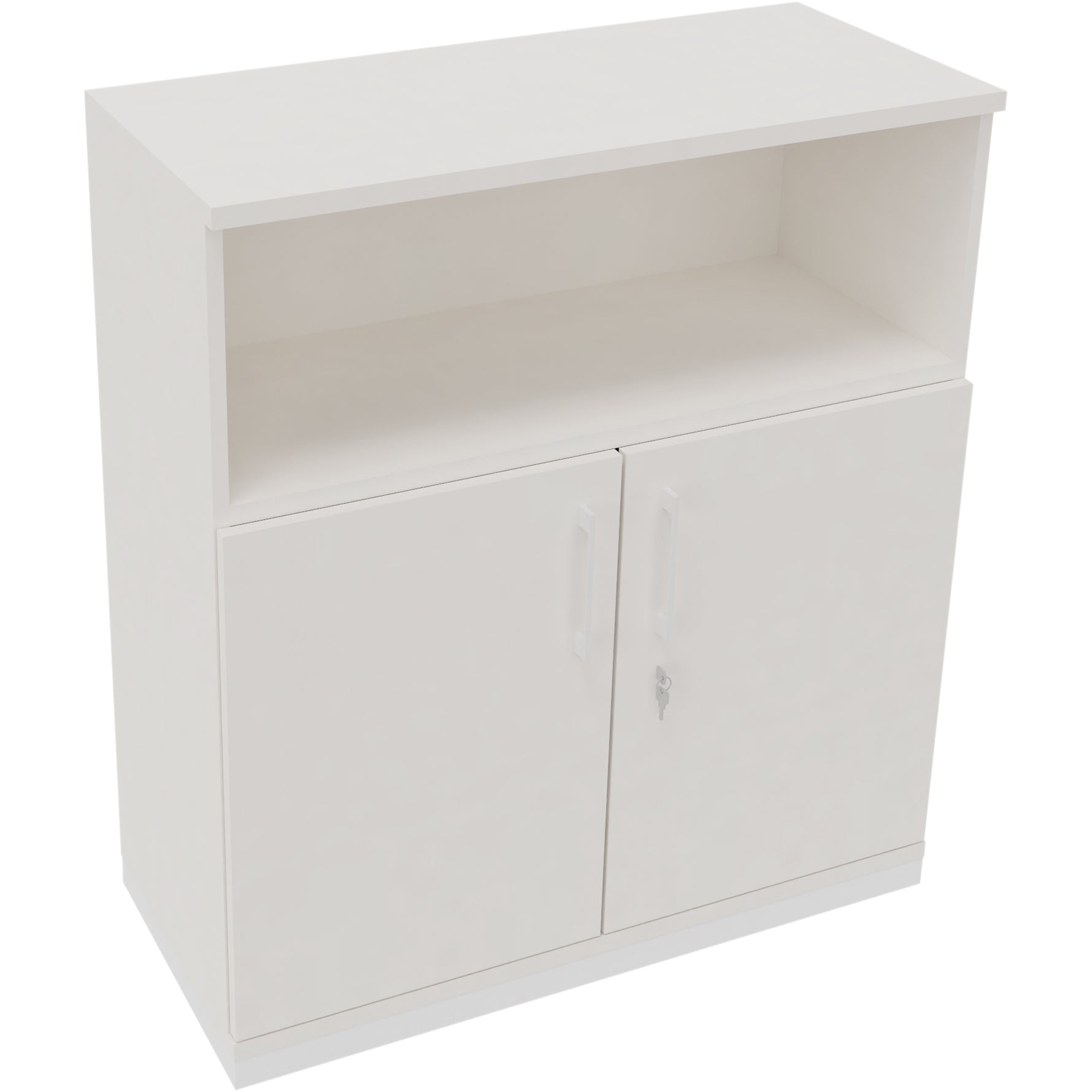 Neutralware Regalschrank endless 1.000 x 1.133 x 442 mm (B x H x T) verkehrsweiß – Produktbild 2