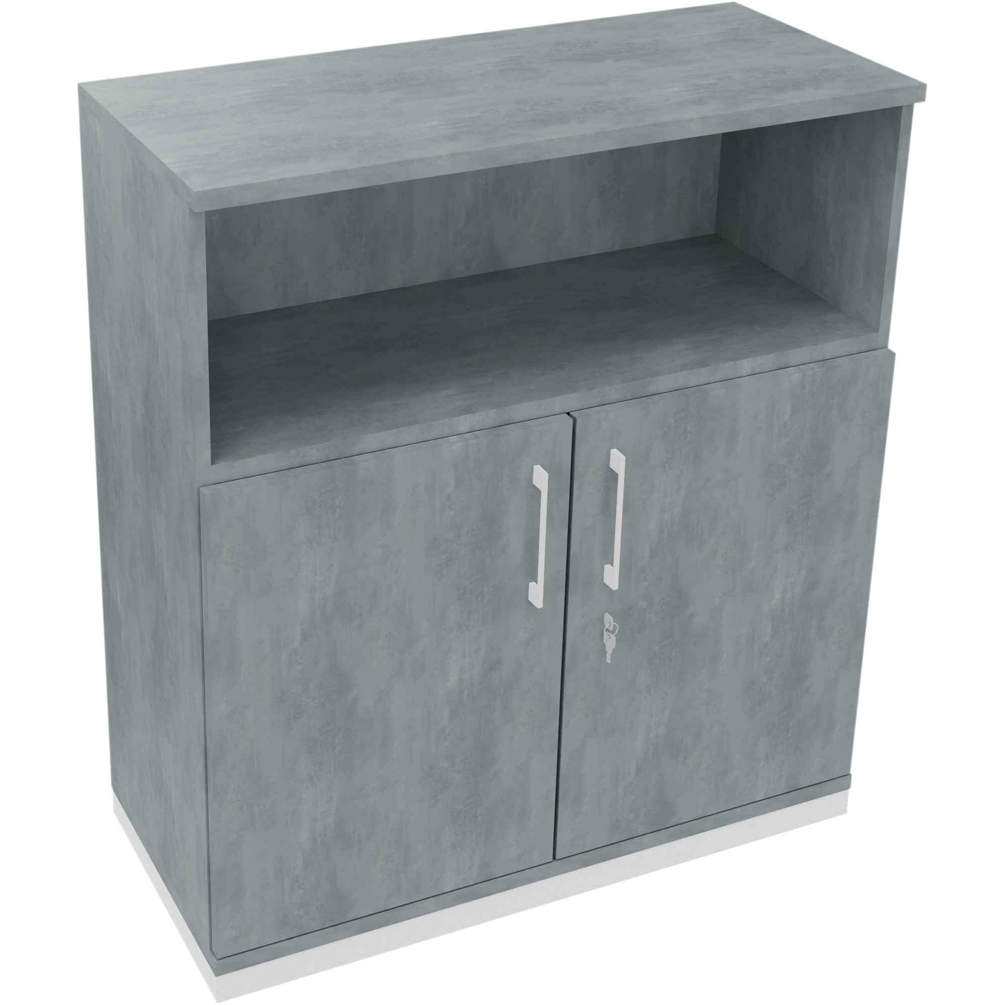 Regalschrank endless 1.000 x 1.133 x 442 mm (B x H x T) verkehrsweiß