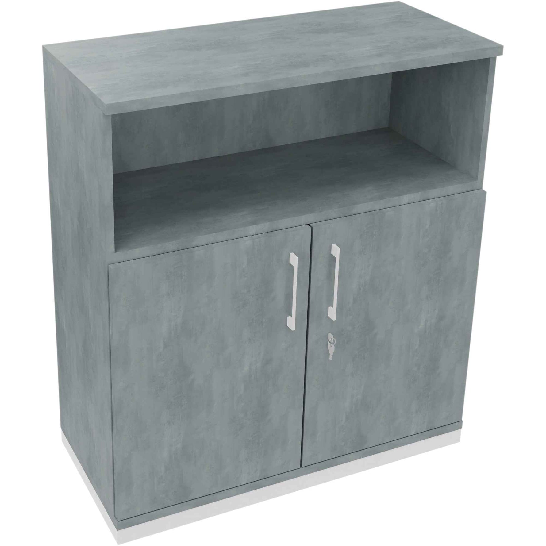 Regalschrank endless 1.000 x 1.133 x 442 mm (B x H x T) verkehrsweiß