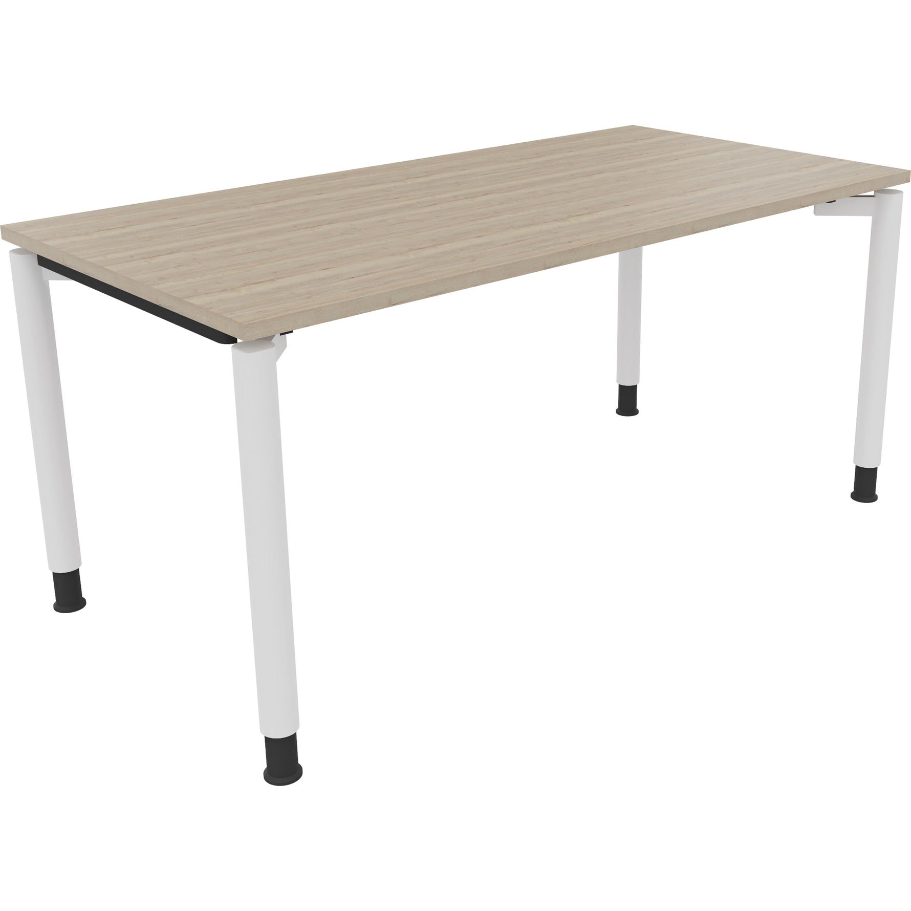 Neutralware Schreibtisch all in one 1.600 x 680-820 x 800 mm (B x H x T) eiche natur – Produktbild 3