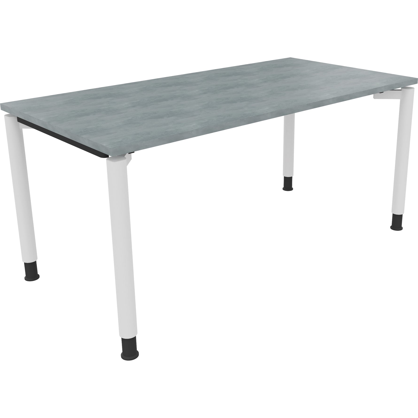 Neutralware Schreibtisch all in one 1.600 x 680-820 x 800 mm (B x H x T) beton hell – Produktbild 3
