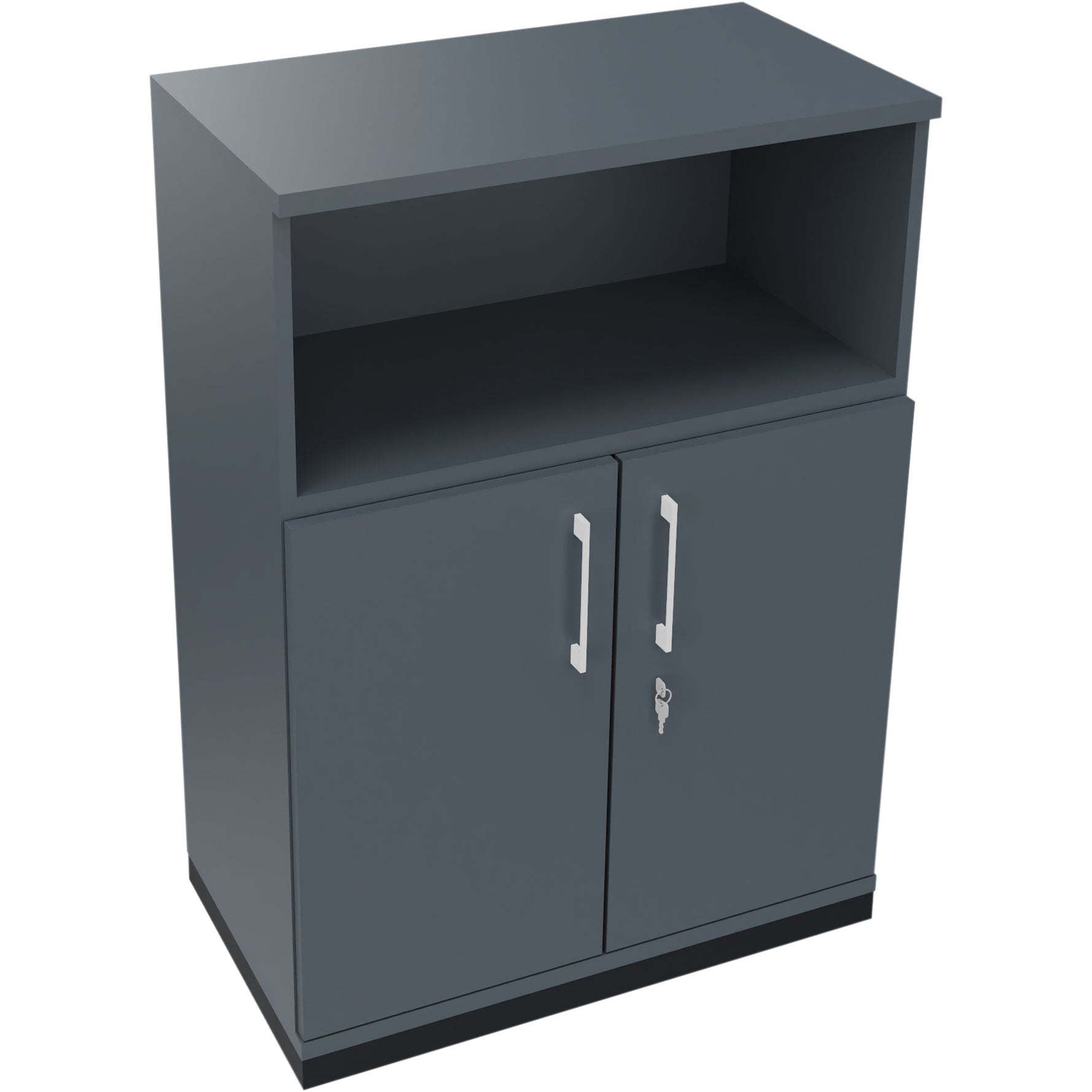 Neutralware Regalschrank endless 800 x 1.133 x 442 mm (B x H x T) anthrazit metallic – Produktbild 5