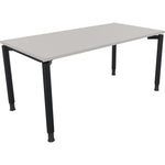 Neutralware Schreibtisch all in one 1.600 x 680-820 x 800 mm (B x H x T) lichtgrau