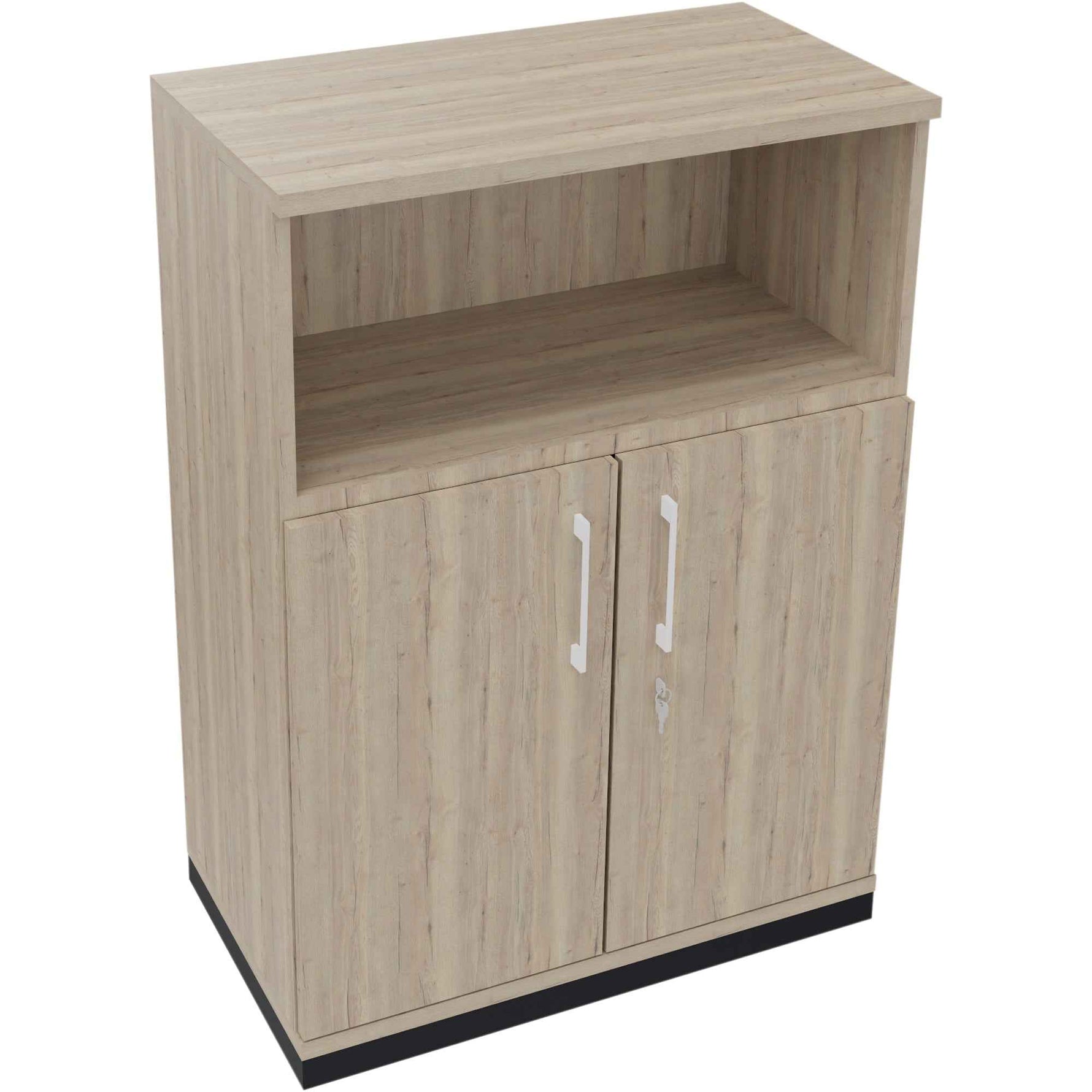 Regalschrank endless 800 x 1.133 x 442 mm (B x H x T) anthrazit metallic