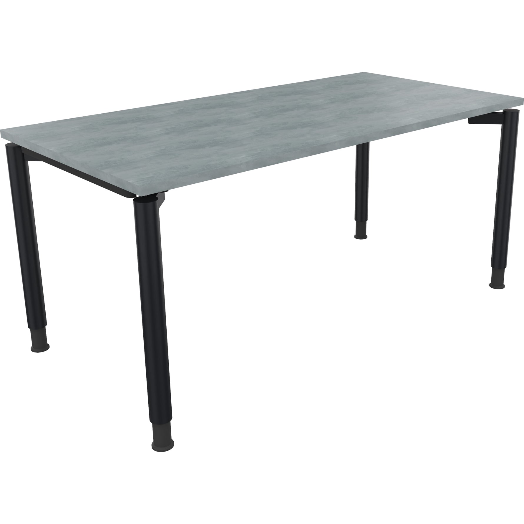 Neutralware Schreibtisch all in one 1.600 x 680-820 x 800 mm (B x H x T) beton hell