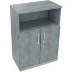 Regalschrank endless 800 x 1.133 x 442 mm (B x H x T) silberaluminium